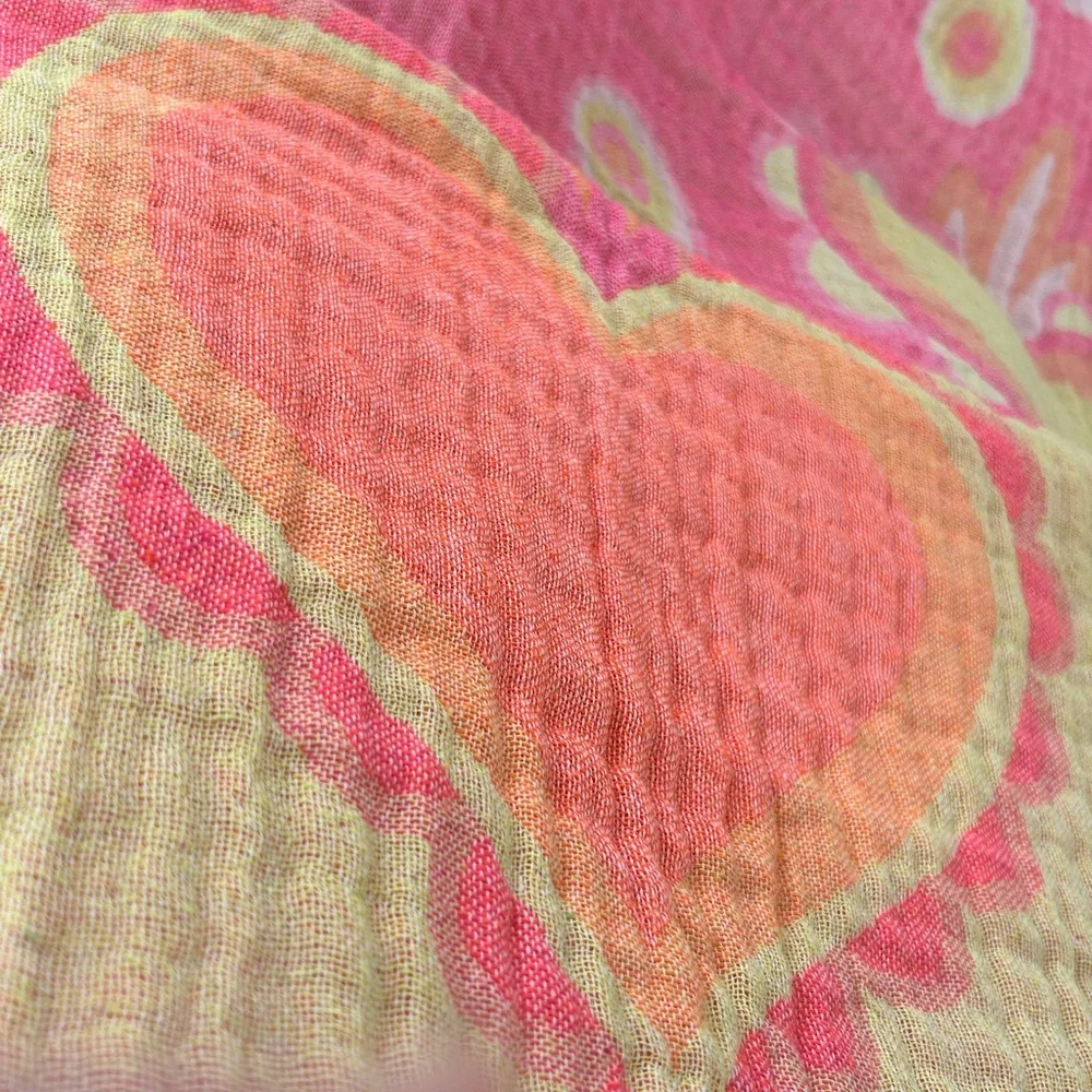 NEON COAST Hippie Hearts FLiPSiDE XL Woven Blanket Towels Festival 44 x 78 Woven
